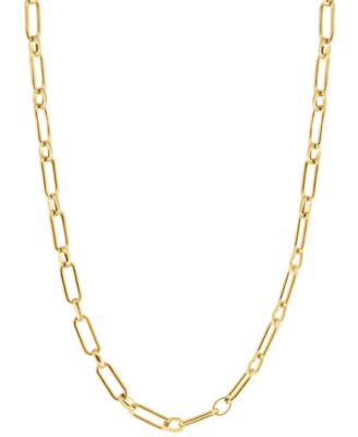 EFFY Collection - Men's Link 22" Chain Necklace in 14k Gold-Plated Sterling Silver