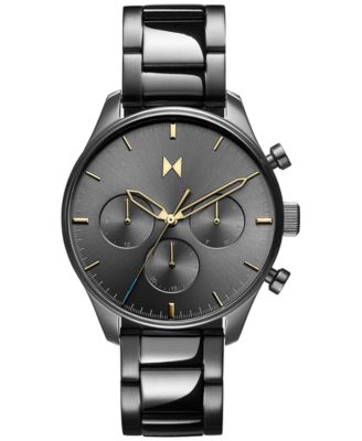 MVMT - Men's Chronograph Airhawk Gunmetal-Tone Bracelet Watch 42mm