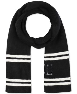 Tommy Hilfiger - Men's Varsity Patch Ribbed Logo Scarf
