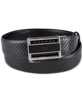 Kenneth Cole Reaction - Men's Leather Inlay Track Belt