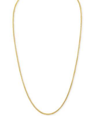 Esquire Men's Jewelry - Box Link 24" Chain Necklace