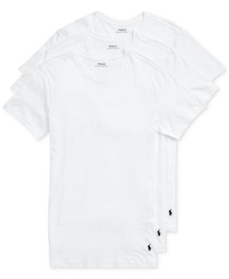 Polo Ralph Lauren - Men's Slim Fit Crewneck Undershirt, 3-Pack
