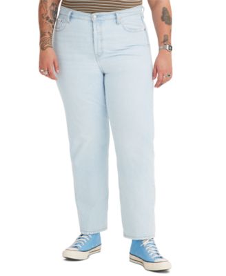 Levi's - Trendy Plus Size 501&reg; Cotton High-Rise Jeans