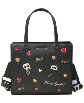 KARL LAGERFELD PARIS - Maybelle Characters Large Satchel