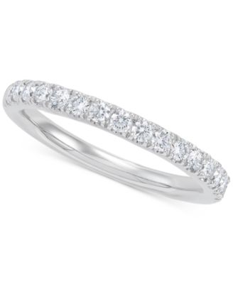 Grown With Love - IGI Certified Lab Grown Diamond Band (1/2 ct. t.w.) in 14k White Gold