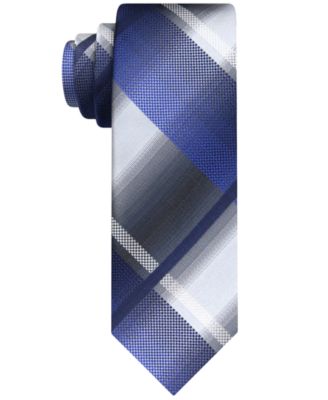 Van Heusen - Men's Shaded Swirls Plaid Tie