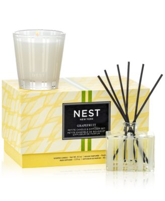 NEST New York - 2-Pc. Grapefruit Petite Candle & Diffuser Set