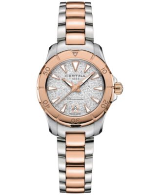 Certina - Women's Swiss DS Action Two-Tone Stainless Steel Bracelet Watch 29mm