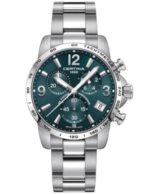 Certina - Men's Swiss Chronograph DS Podium Stainless Steel Bracelet Watch 41mm