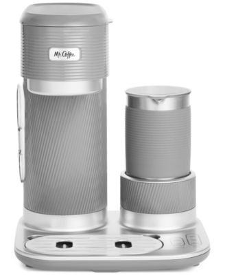 Mr. Coffee - 4-in-1 Single-Serve Latte Lux, Iced Hot Coffee Maker with Milk Frother