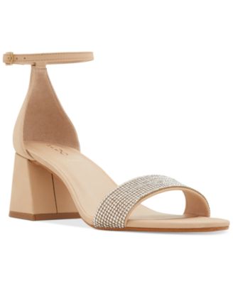 ALDO - Women's Formigoni Two-Piece Rhinestone Dress Sandals