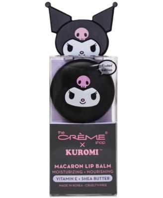 The Crème Shop - Kuromi Macaron Lip Balm - Raspberry Cream Puff