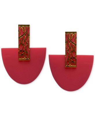 Swanky Designs - Zahara Geo Curve Drop Earrings