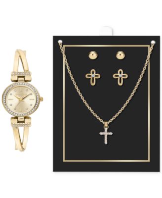 Jessica Carlyle - Women's Bracelet Watch 26mm Gift Set