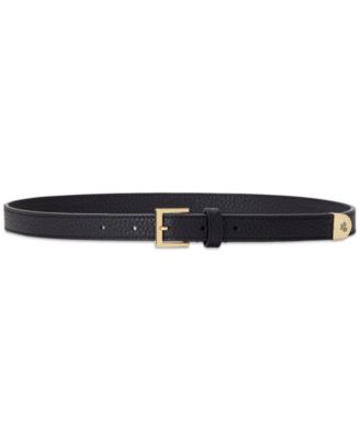 Lauren Ralph Lauren - Women's Pebbled Leather Skinny Belt
