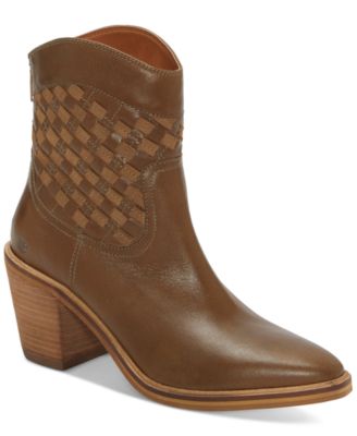 Lucky Brand - Women's Aryleis Block-Heel Ankle Cowboy Booties