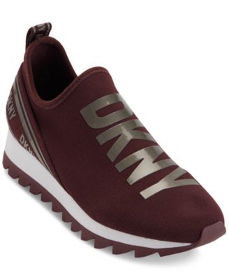 DKNY - Women's Abbi Logo Slip-On Running Sneakers