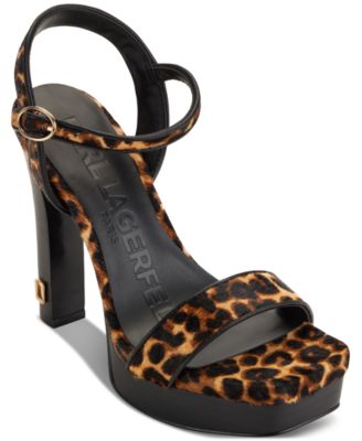 KARL LAGERFELD PARIS - Women's Jaina Ankle-Strap Sandals