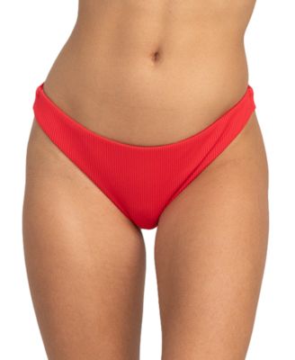Roxy - Juniors' Love The Comber Ribbed Bikini Bottoms