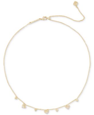 Kendra Scott - Haven 14k Gold-Plated Heart Crystal Choker Necklace