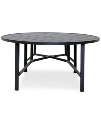 Agio - Astaire 60" Round Outdoor Slat Top Dining Table