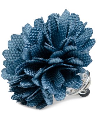 ConStruct - Men's Ceremony Satin Checkerboard Flower Lapel Pin