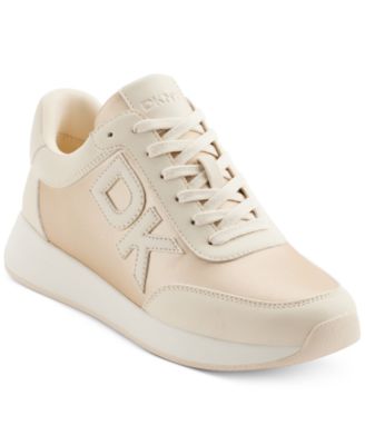 DKNY - Oaks Logo Appliqu&eacute; Athletic Lace Up Sneakers