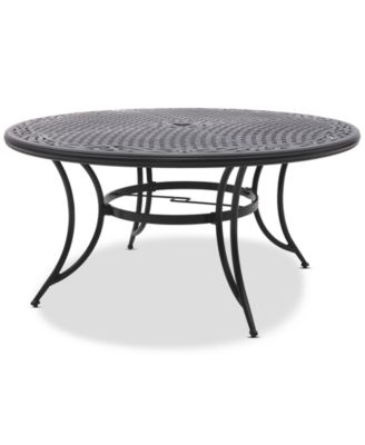 Agio - Wythburn Mix and Match 60" Round Cast Aluminum Outdoor Dining Table
