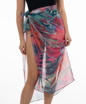 I.N.C. International Concepts - Women's Jungle-Print Oversized Square Scarf