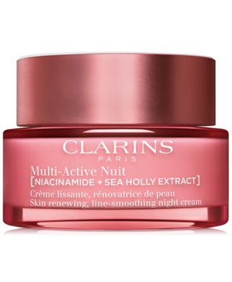 Clarins - Multi-Active Night Moisturizer For Lines, Pores & Glow With Niacinamide - Dry Skin, 1.7 oz.