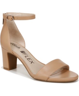LifeStride - Women's Florence Two Piece Block Heel Ankle Strap Sandals