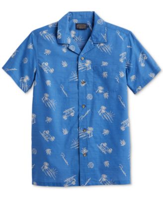 Pendleton - Men's Aloha Island Print Short Sleeve Button-Front Shirt