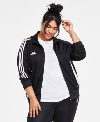 adidas - Plus Size Tiro 24 Stand Collar Zip-Front Track Jacket