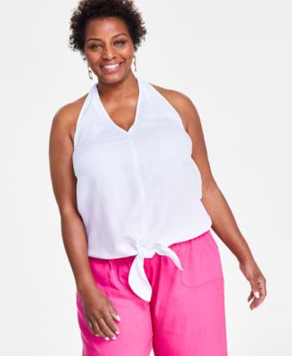 I.N.C. International Concepts - Plus Size Halter Top