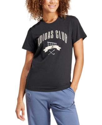 adidas - Women's Brand Love Graphic-Print Cotton T-Shirt