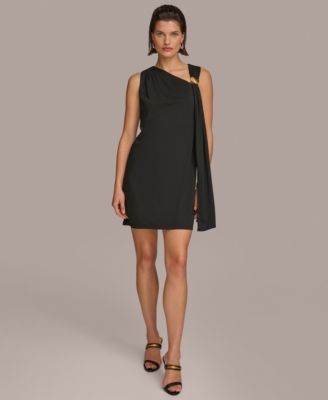 Donna Karan New York - Women's Hardware-Trim Draped Sheath Dress
