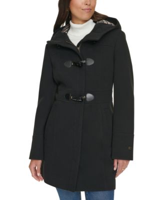 Tommy Hilfiger - Women's Hooded Toggle Walker Coat