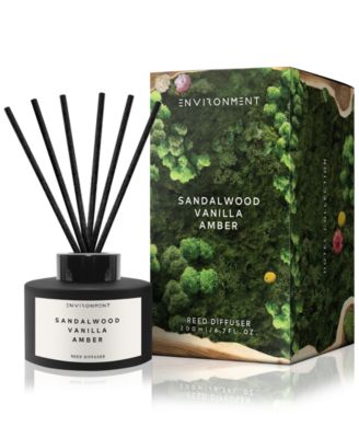 ENVIRONMENT - Sandalwood, Vanilla & Amber Diffuser (Inspired by 5-Star Luxury Hotels), 6.7 oz.