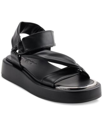 DKNY - Women's Lollie Asymmetrical Platform Sport Sandals