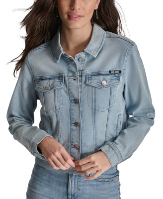 DKNY Jeans - Women's Button-Down Denim Trucker Jacket