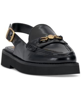 Vince Camuto - Women's Torrie Platform Slingback Tailored Loafer Flats