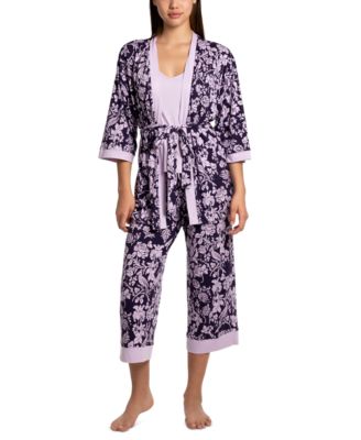 Linea Donatella - Women's 3-Pc. Augusta Travel & Sleep Set