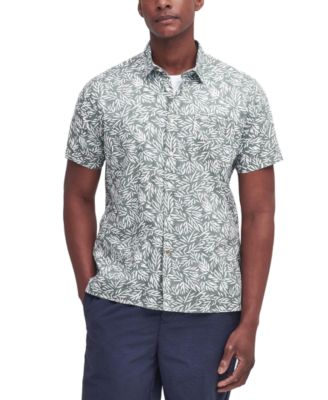 Barbour - Men's Jackstone Short Sleeve Button-Front Leaf Print Shirt