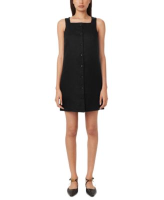 Frank And Oak - Women's Linen Pinafore Dress