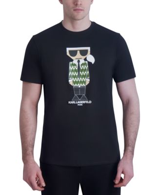 KARL LAGERFELD PARIS - Men's Slim-Fit Cocktail Karl Blazer Graphic T-Shirt