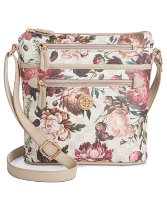 Giani Bernini - Floral Saffiano Small North South Crossbody