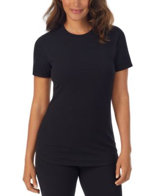 Cuddl Duds - Women's Cottonwear Short-Sleeve T-Shirt