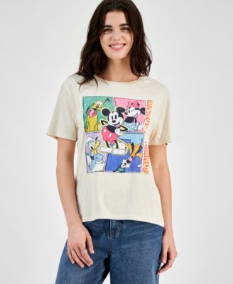 Disney - Juniors' Mickey and Friends Crewneck Tee