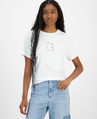 Grayson Threads, The Label - Juniors' Spill The Tea Graphic T-Shirt