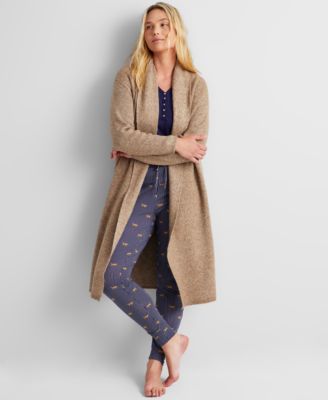 State of Day - Women's Knit Long-Sleeve Duster Robe